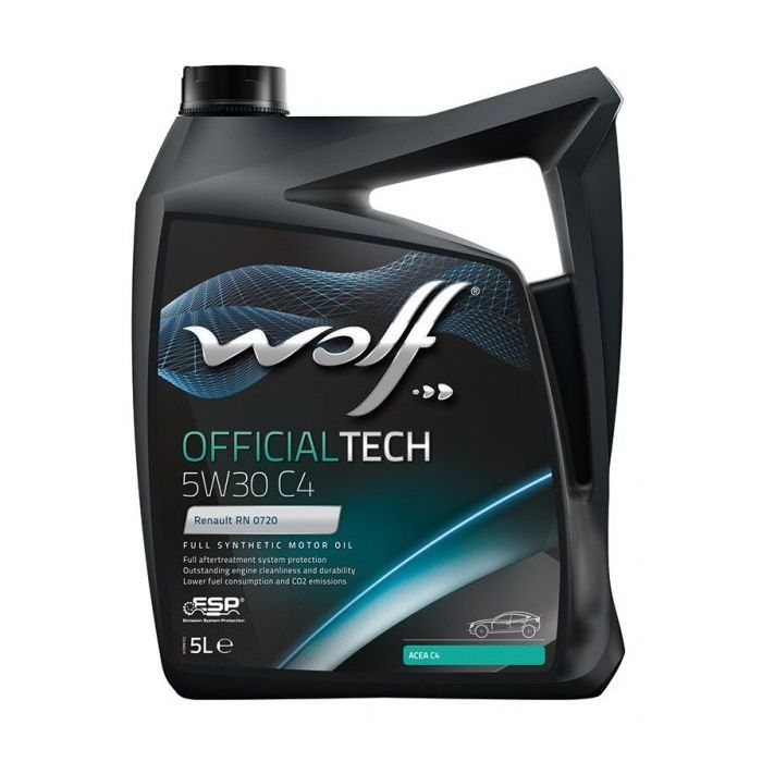 Моторное масло Wolf OFFICIALTECH 5W30 C4 5л (8308512)