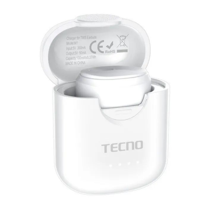 Наушники Tecno Minipods M1 Mono White (4895180759475) изображение 3