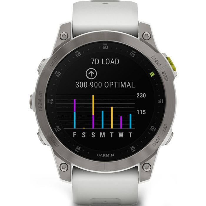 Смарт-часы Garmin EPIX gen 2, Sapphire,White,Titanium, GPS (010-02582-21) изображение 6