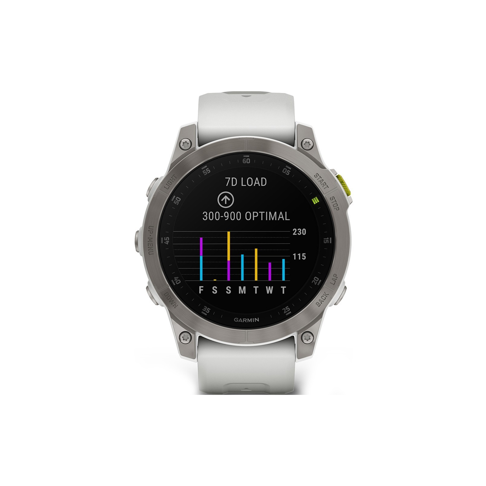 Смарт-годинник Garmin EPIX gen 2, Sapphire,White,Titanium, GPS (010-02582-21) зображення 6