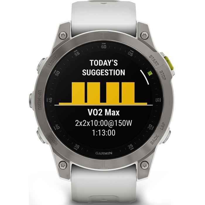 Смарт-часы Garmin EPIX gen 2, Sapphire,White,Titanium, GPS (010-02582-21) изображение 8