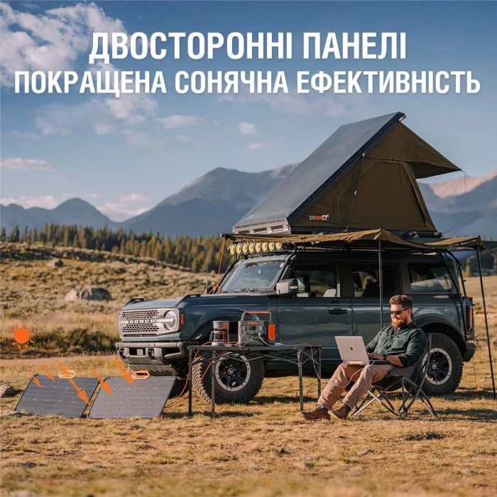 Портативная солнечная панель Jackery SOLARSAGA 80W (SolarSaga-80) изображение 2