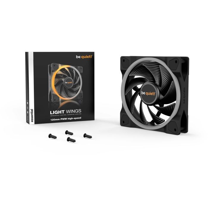 Кулер для корпуса Be quiet! Light Wings 120mm PWM high-speed (BL073) изображение 5