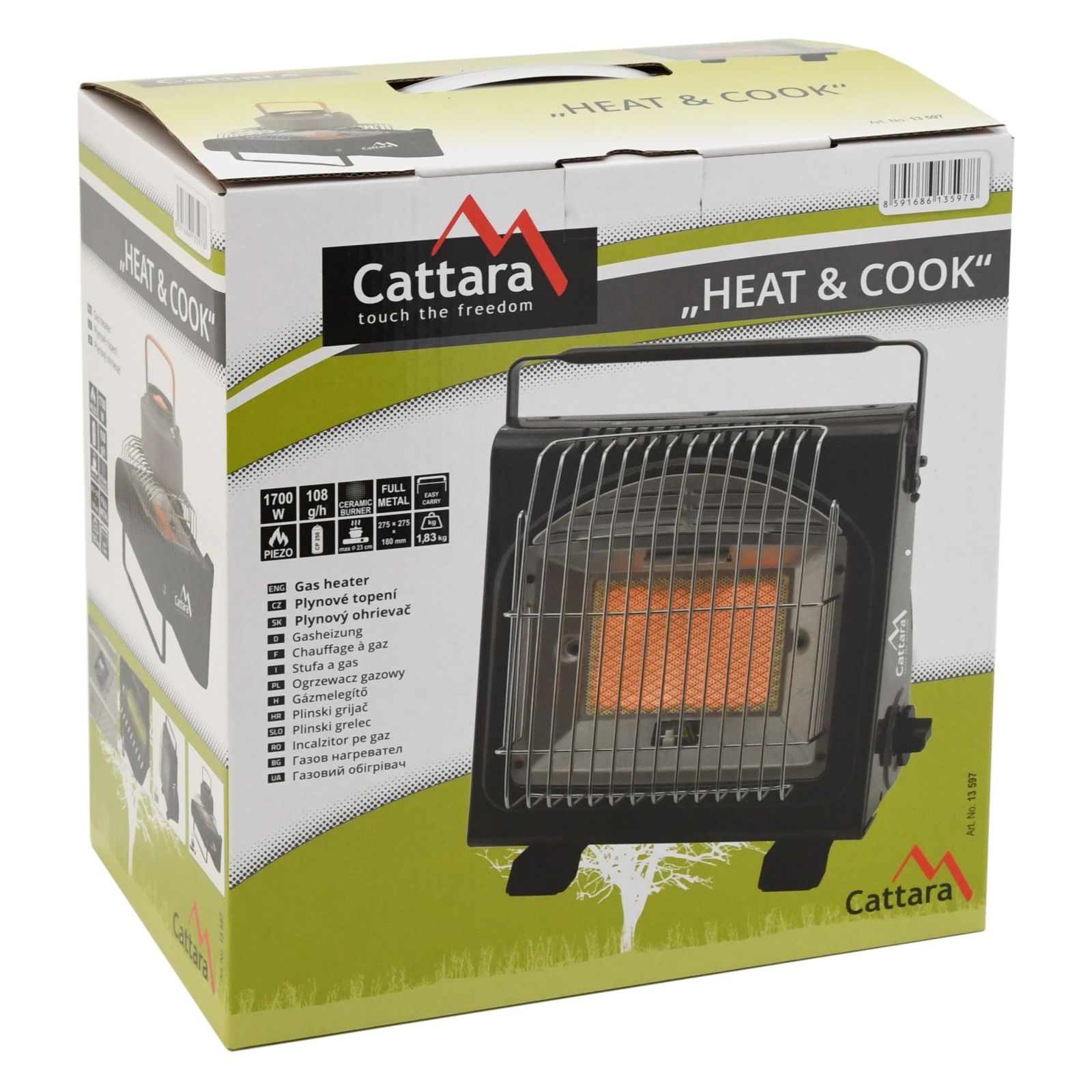 Газовий обігрівач Cattara Heat & Cook (13597) зображення 8