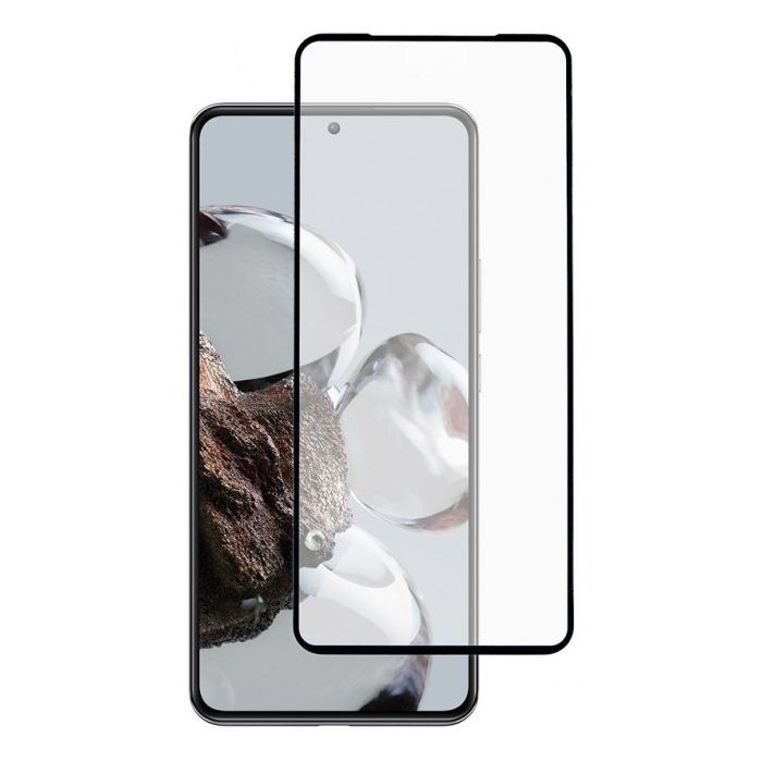 Скло захисне Dengos Full Glue Xiaomi 12T/12T Pro black frame (TGFG-244) зображення 2