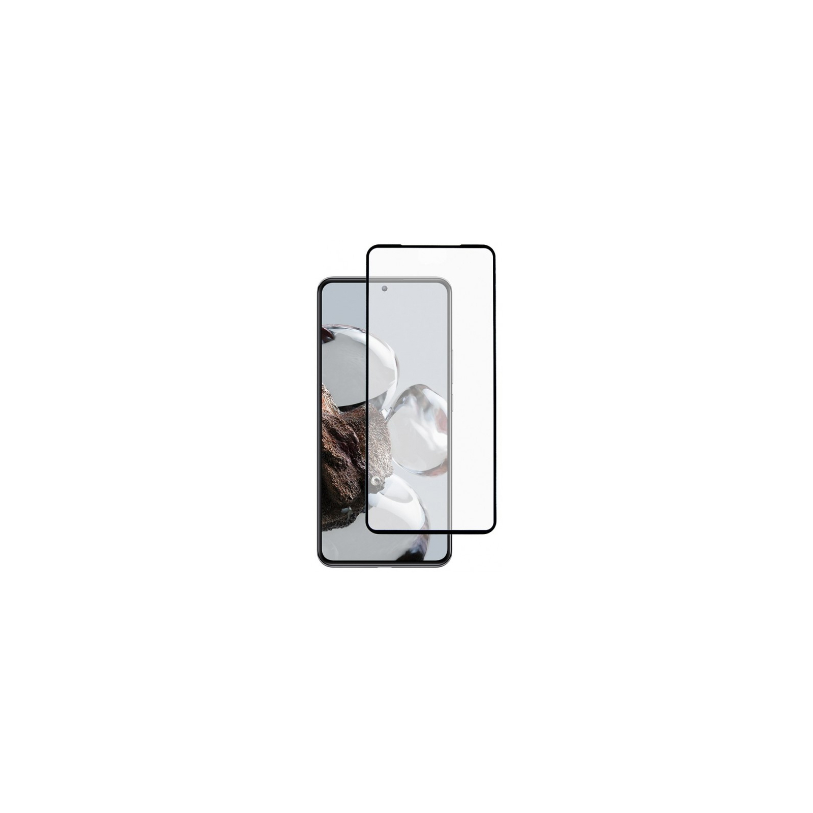 Стекло защитное Dengos Full Glue Xiaomi 12T/12T Pro black frame (TGFG-244) изображение 2
