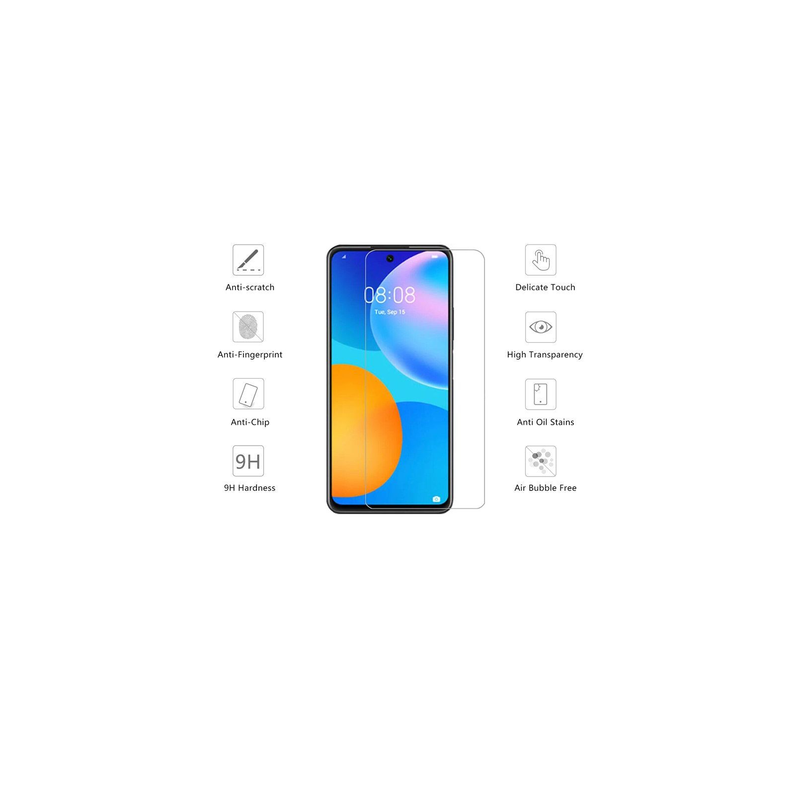 Стекло защитное Drobak Huawei P Smart 2021 (232357) изображение 2