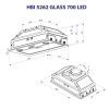 Витяжка кухонна Minola HBI 5262 WH GLASS 700 LED зображення 10