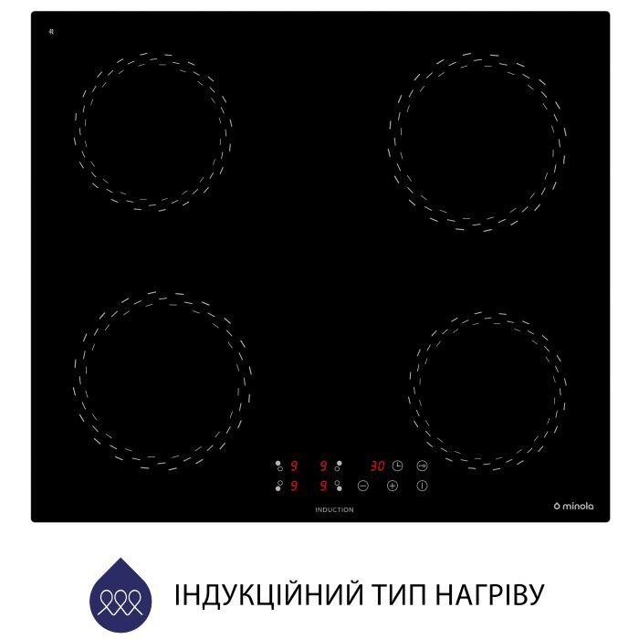 Варочна поверхня Minola MI 6038 KBL зображення 2