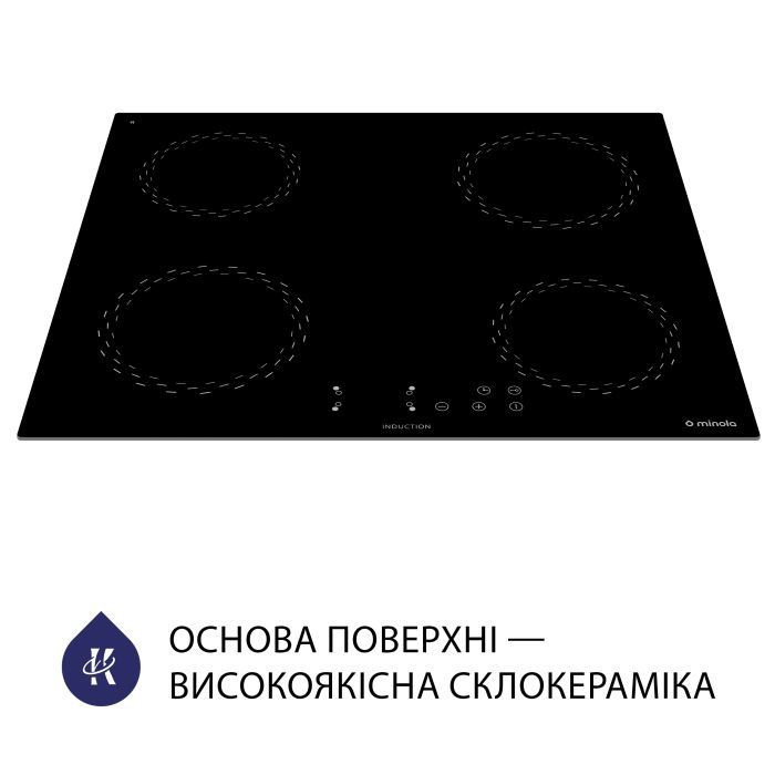 Варочна поверхня Minola MI 6038 KBL зображення 3