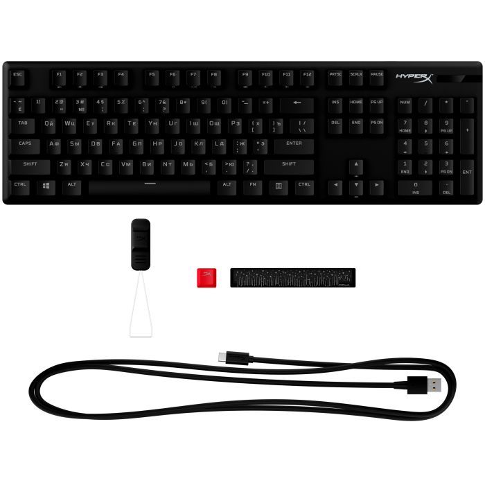 Клавиатура HyperX Alloy Origins PBT HX Aqua (639N5AA) изображение 7