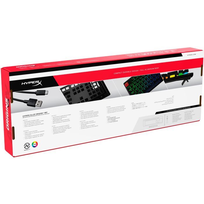 Клавиатура HyperX Alloy Origins PBT HX Aqua (639N5AA) изображение 9