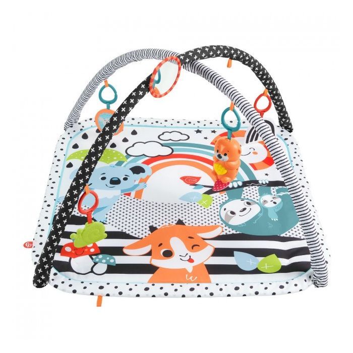 Детский коврик Fisher-Price игровой центр 3-в-1 Веселые развлечения (HBP41) изображение 2