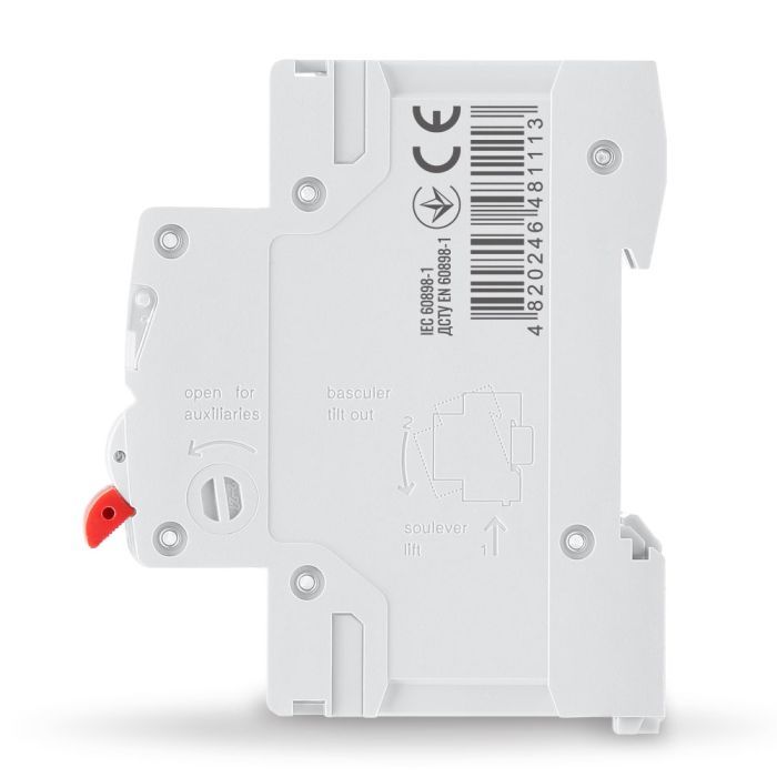 Автоматичний вимикач Videx RS4 RESIST 1п 16А С 4,5кА (VF-RS4-AV1C16) зображення 3