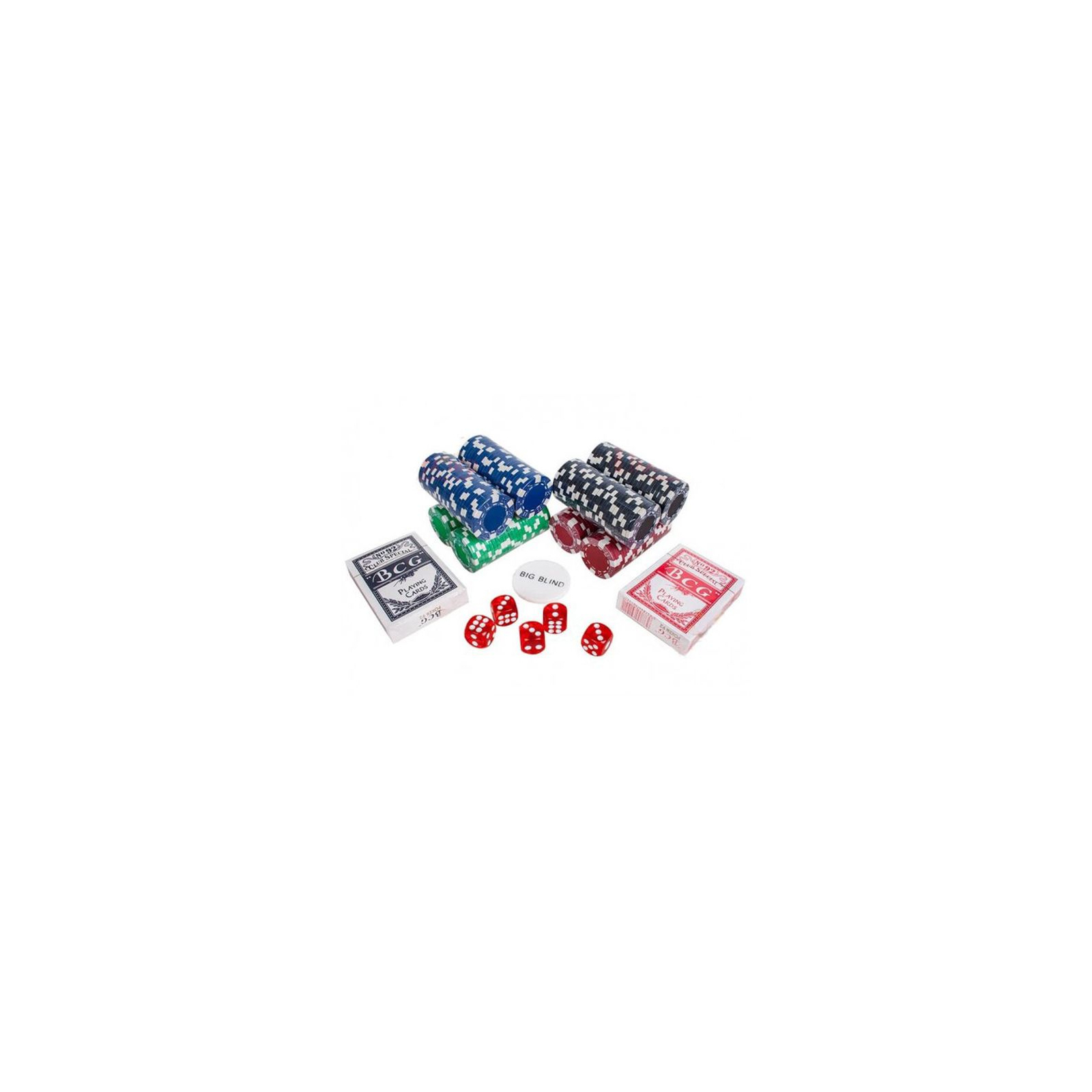 Настольная игра Johnshen Sports Покерный набор 200 фишек по 11,5 г (алюминиевый кейс) (59204) изображение 2