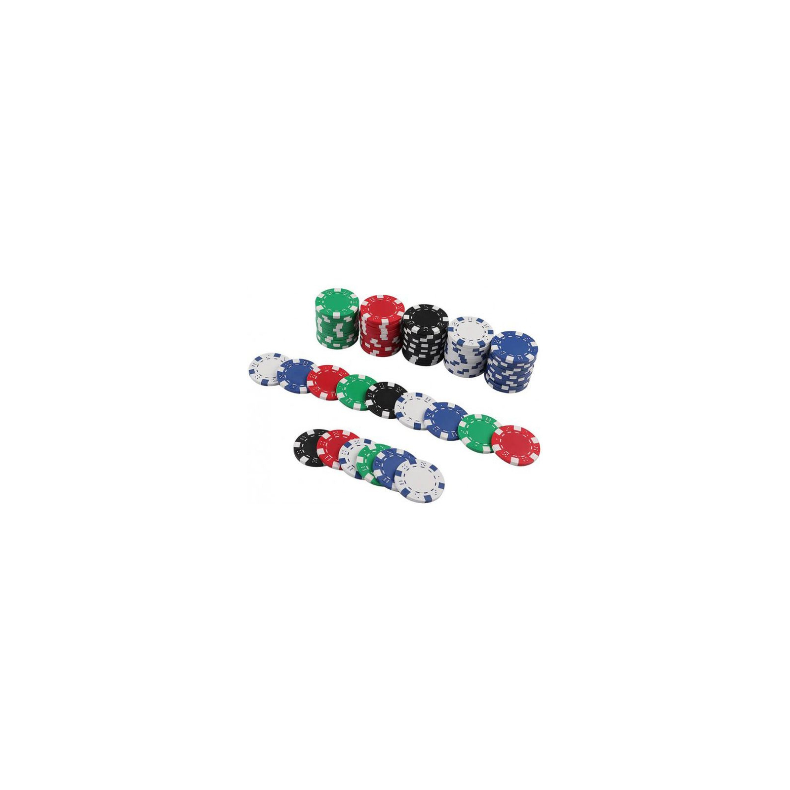 Настольная игра Johnshen Sports Покерный набор 200 фишек по 11,5 г (алюминиевый кейс) (59204) изображение 4
