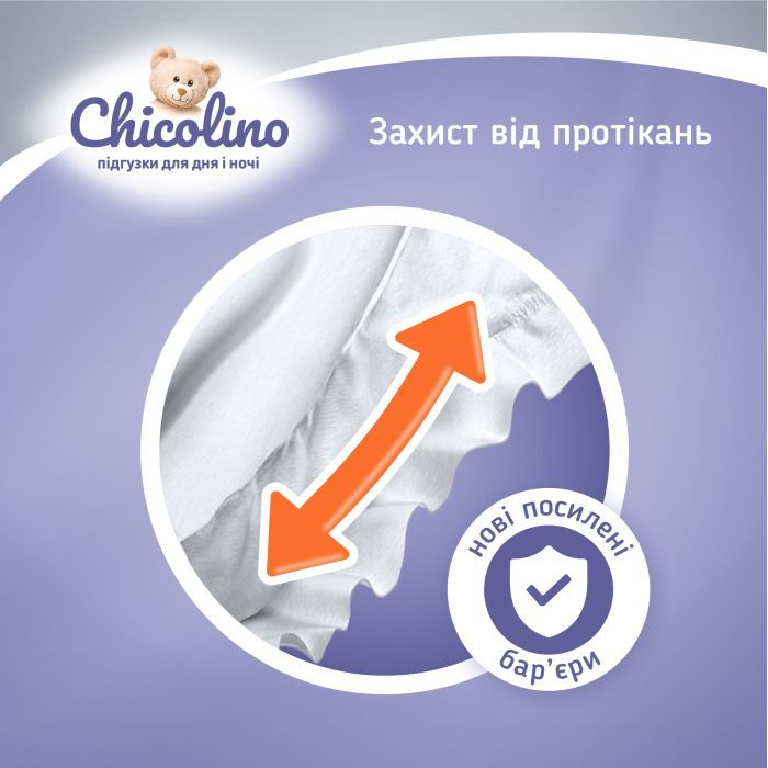 Подгузники Chicolino Medium Classico Размер 4 (7-14 кг) 36 шт (4823098410805) изображение 5