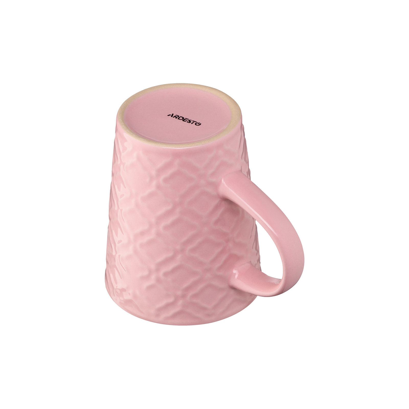 Чашка Ardesto Relief 320 мл Pink (AR3474P) зображення 6