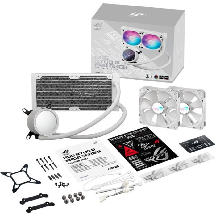 Система жидкостного охлаждения ASUS ROG-RYUO-III-240-ARGB-WHT (90RC00J2-M0UAY0) изображение 6