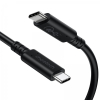 Дата кабель USB-C to USB-C 0.8m USB4 40Gbps PD 100W 8K60Hz Choetech (XCC-1028-BK)