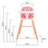 Стульчик для кормления Kinderkraft Sienna Pink (5902533915132) изображение 12