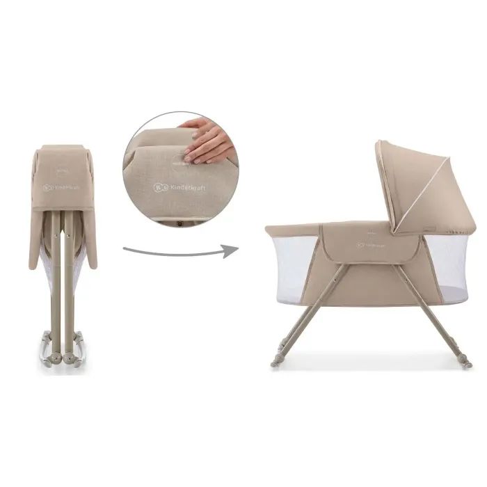 Кроватка Kinderkraft качели Lovi Grey 3 в 1 (5902533913503) изображение 10