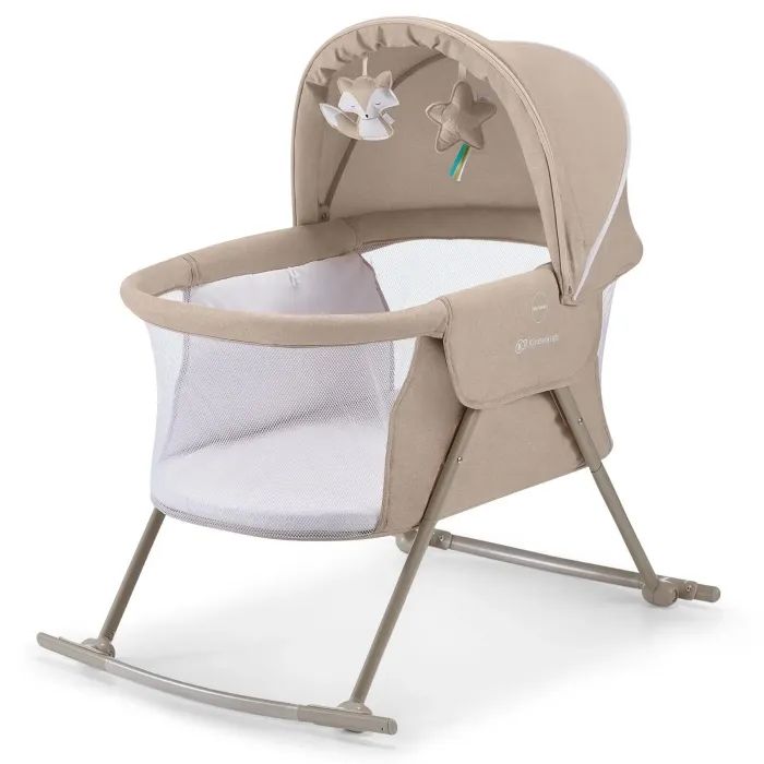 Кроватка Kinderkraft качели Lovi Grey 3 в 1 (5902533913503)