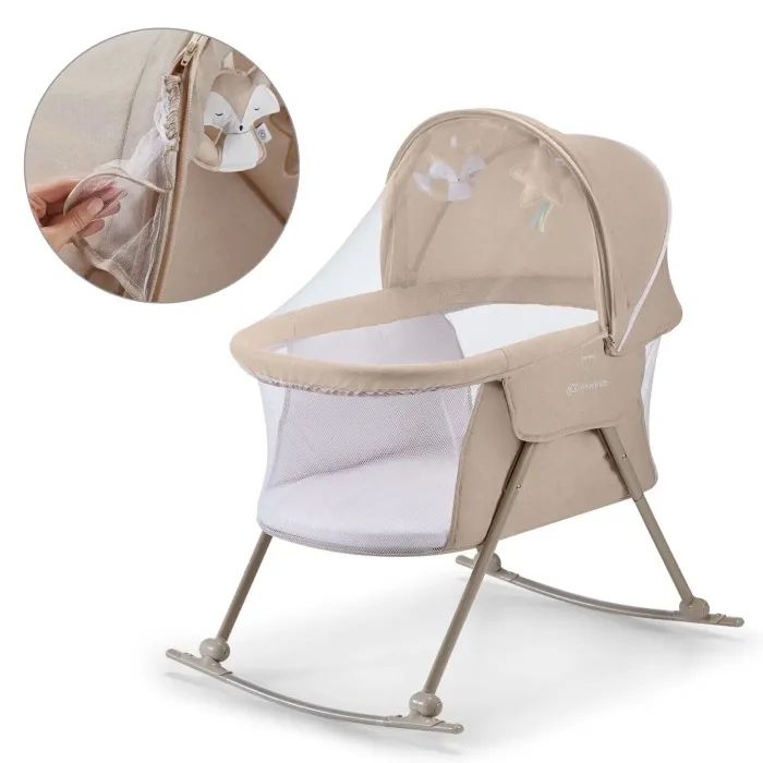 Кроватка Kinderkraft качели Lovi Grey 3 в 1 (5902533913503) изображение 9