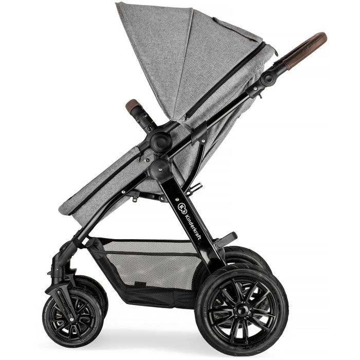 Коляска Kinderkraft 3 в 1 Moov Gray Melange (KKWMOOVGRYM0NC) (5902533915019) зображення 11