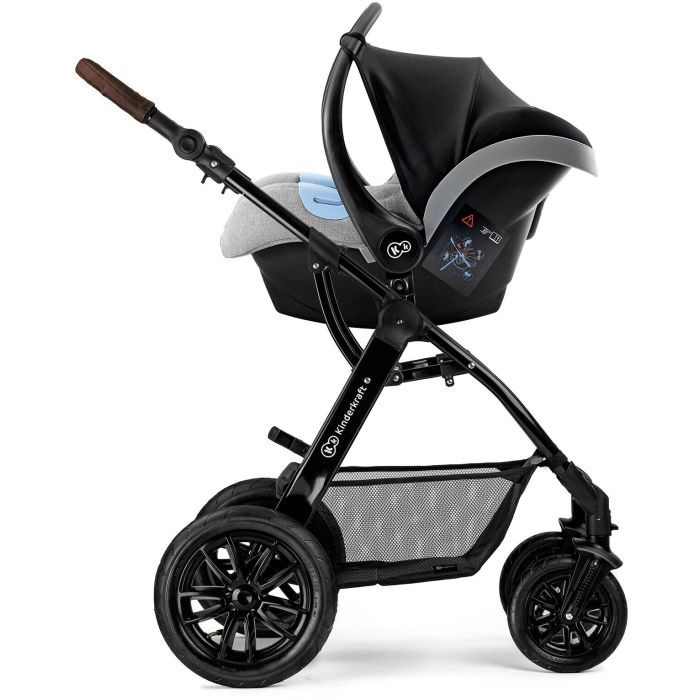 Коляска Kinderkraft 3 в 1 Moov Gray Melange (KKWMOOVGRYM0NC) (5902533915019) зображення 4