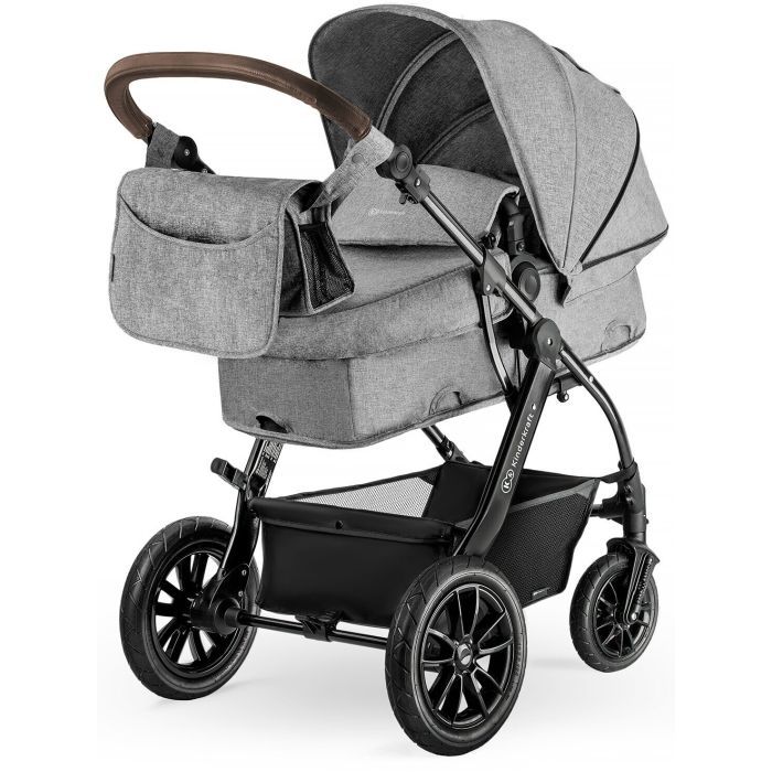 Коляска Kinderkraft 3 в 1 Moov Gray Melange (KKWMOOVGRYM0NC) (5902533915019) зображення 5