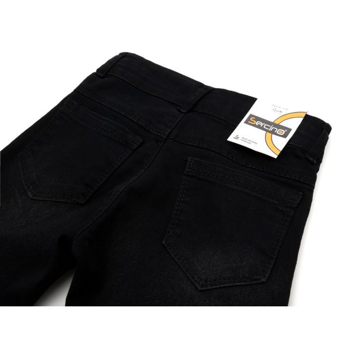 Джинсы детские Sercino базовые (19013-128B-black) изображение 4