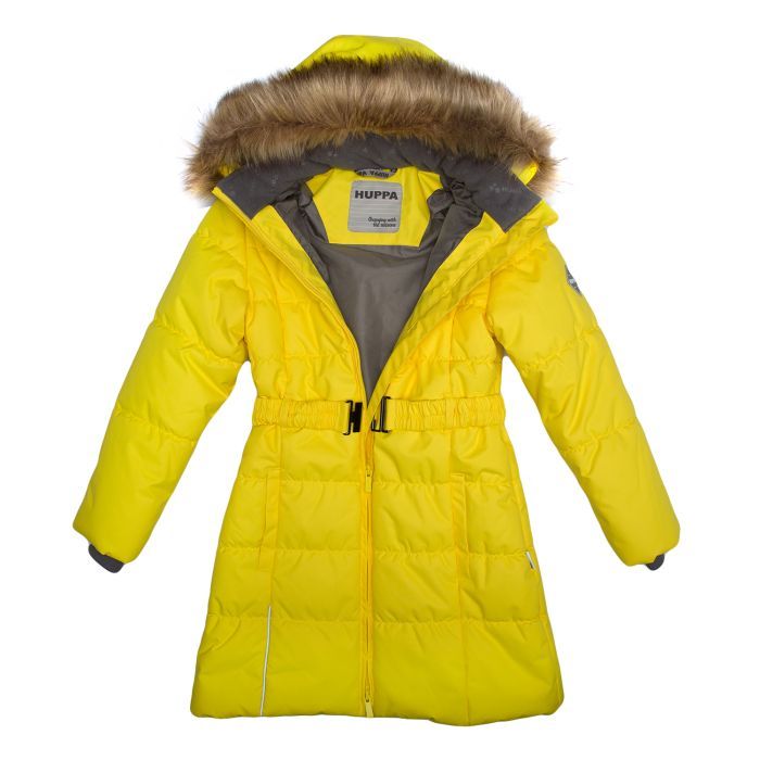 Пальто детское Huppa YACARANDA 12030030 жёлтый 146 (4741632039322) изображение 4