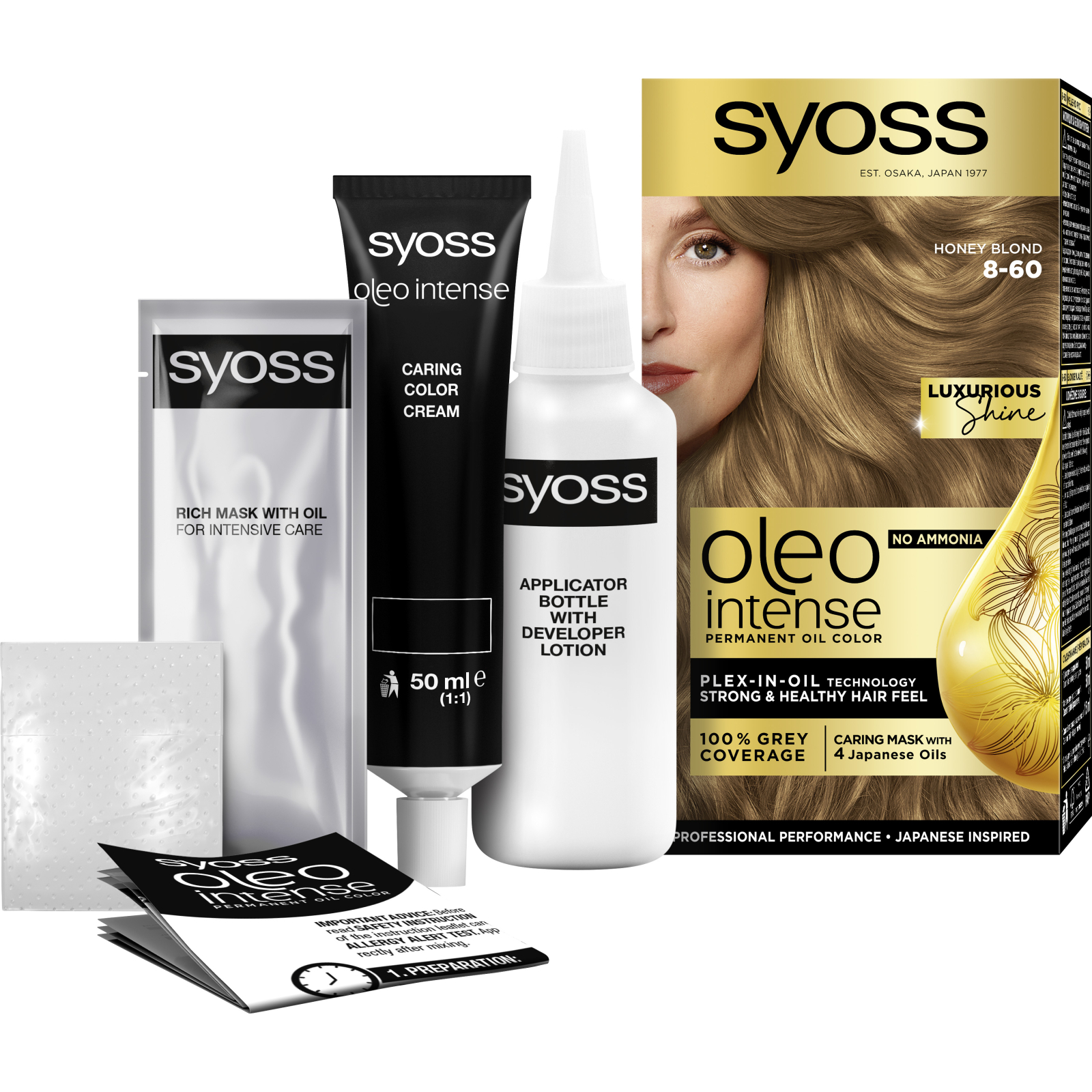 Фарба для волосся Syoss Oleo Intense 8-60 Медовий Блонд 115 мл (9000101086652) зображення 3