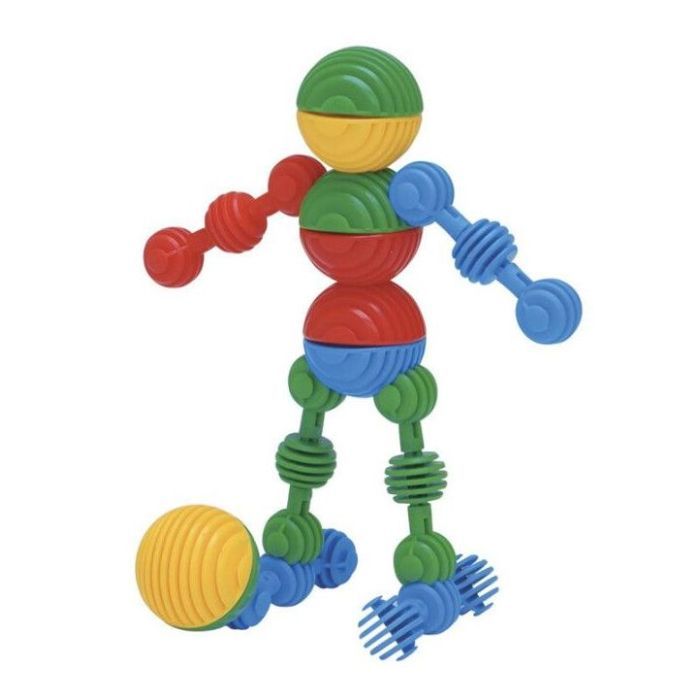 Конструктор Wader Funny blocks - 58 шт (большая банка) (41970) изображение 5