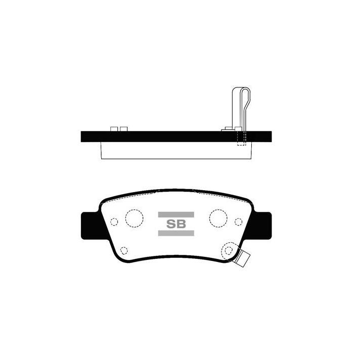 Гальмівні колодки HI-Q SP1568