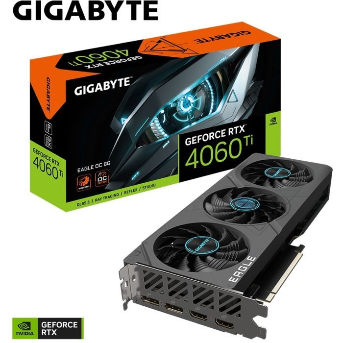 Відеокарта GIGABYTE GeForce RTX4060Ti 8Gb EAGLE OC (GV-N406TEAGLE OC-8GD) зображення 7