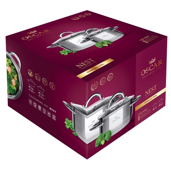 Набір посуду Oscar Nest 4 предмети (OSR-4000/n) зображення 6