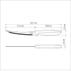 Кухонный нож Tramontina Plenus Light Grey Tomato 127 мм (23428/135) изображение 4