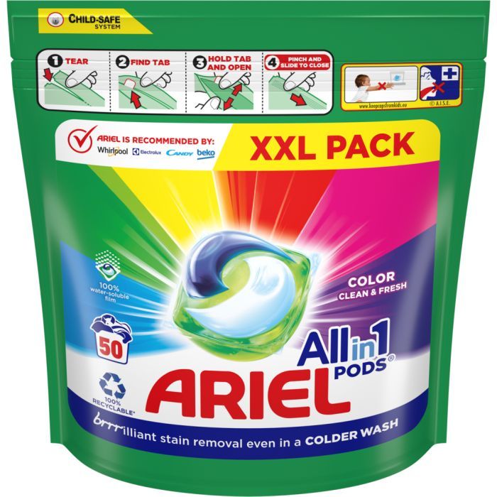Капсулы для стирки Ariel Pods Все-в-1 Color 23 шт. (4084500078710) изображение 2