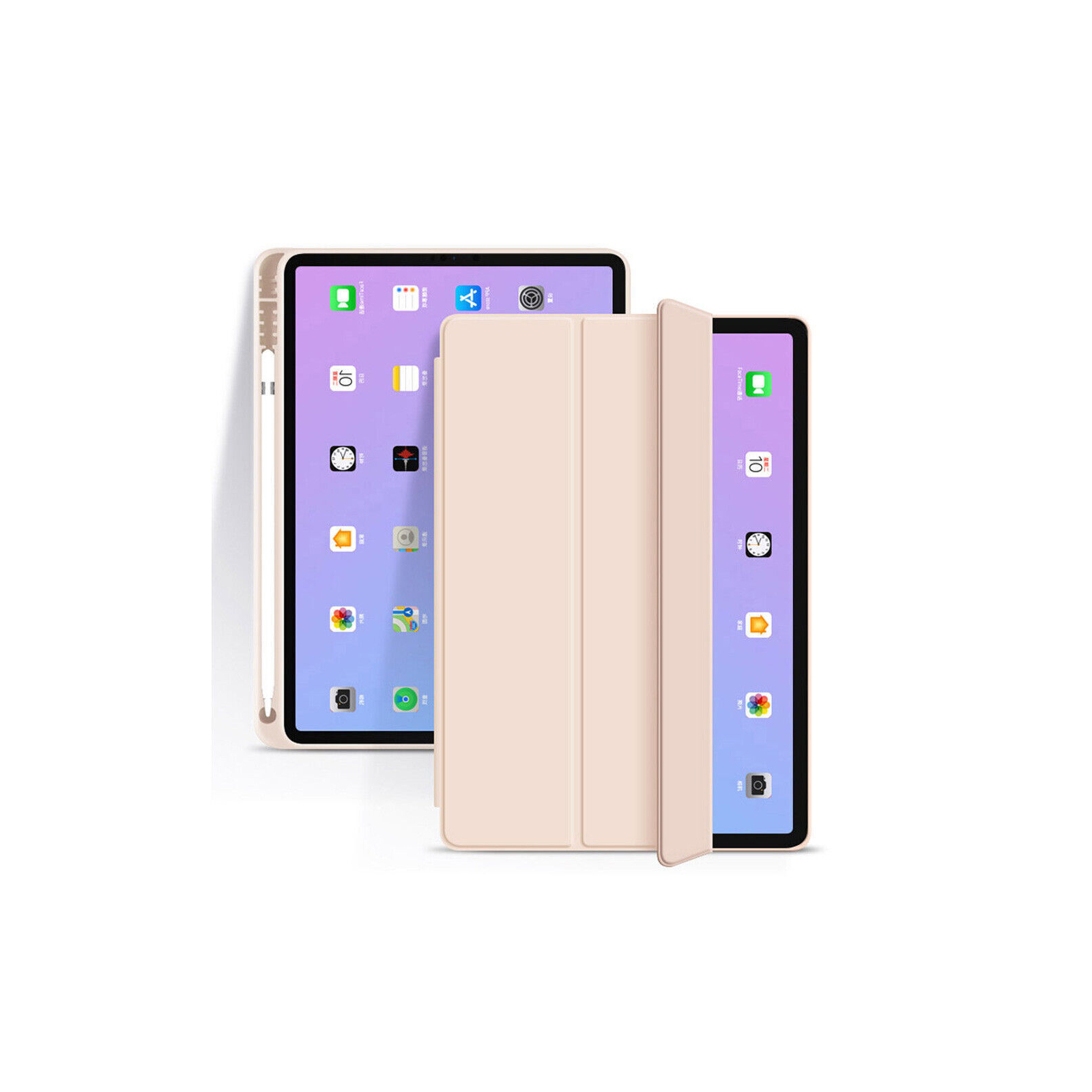 Чехол для планшета BeCover Tri Fold Soft TPU mount Apple Pencil Apple iPad 10.9" 2022 Gray (708461) изображение 2