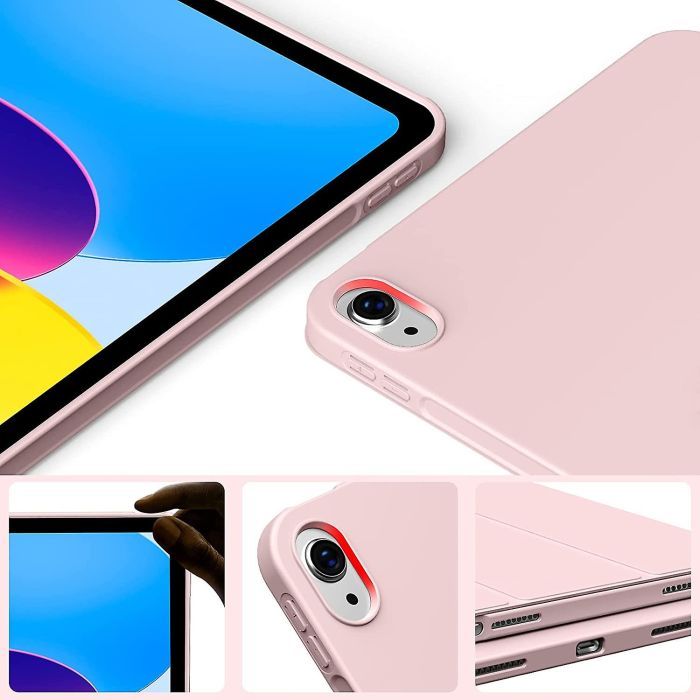 Чохол до планшета BeCover Tri Fold Soft TPU mount Apple Pencil Apple iPad 10.9" 2022/24/11" 2025 Black (708459) зображення 4