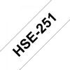 Стрічка для принтера етикеток UKRMARK B-HS251, термоусадочная трубка 23,6мм х 1,5м, black on white, совместимая с HSe251 (900533) зображення 2