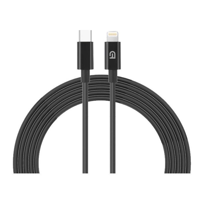 Дата кабель USB-C to Lightning 1.0m AMQGJ2B black Armorstandart (ARM64293)