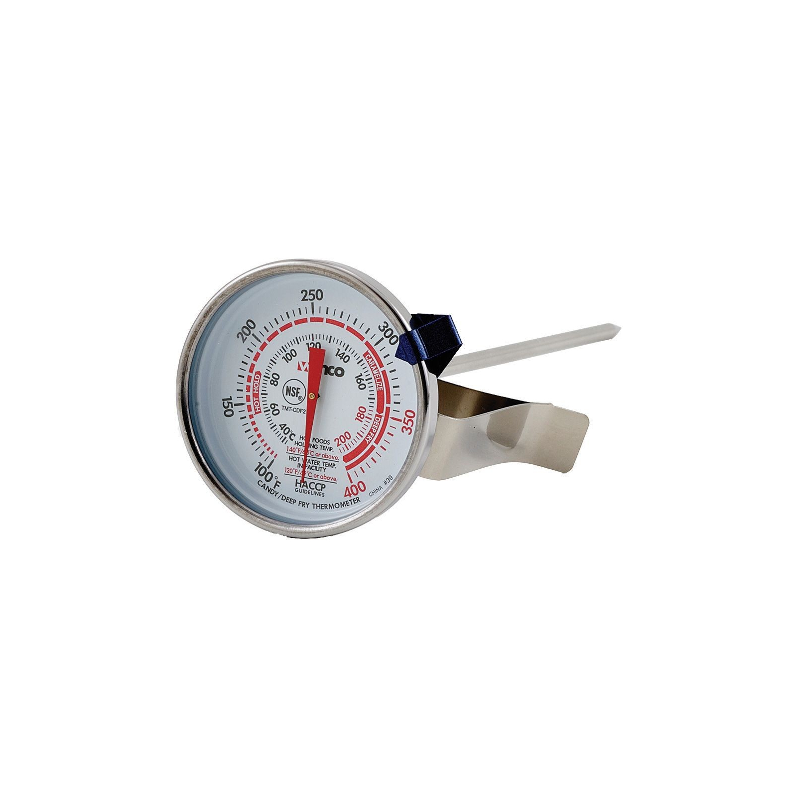 Кухонный термометр Winco стрілочний TMT-CDF2 +40C - +200C (10065)