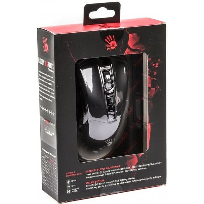 Мишка A4Tech Bloody ES9 Stone black зображення 6