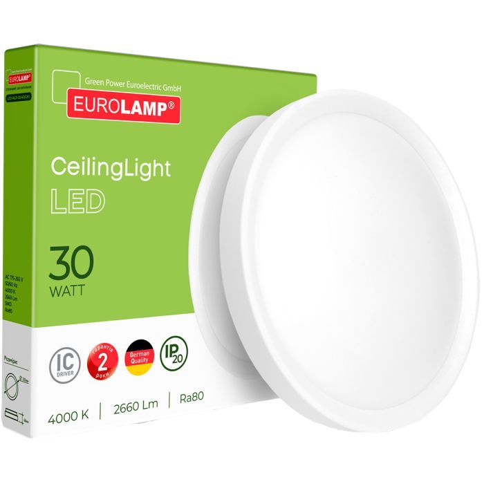 Світильник Eurolamp Easy click 30W 4000K (LED-NLR-30/40(GM)) зображення 2