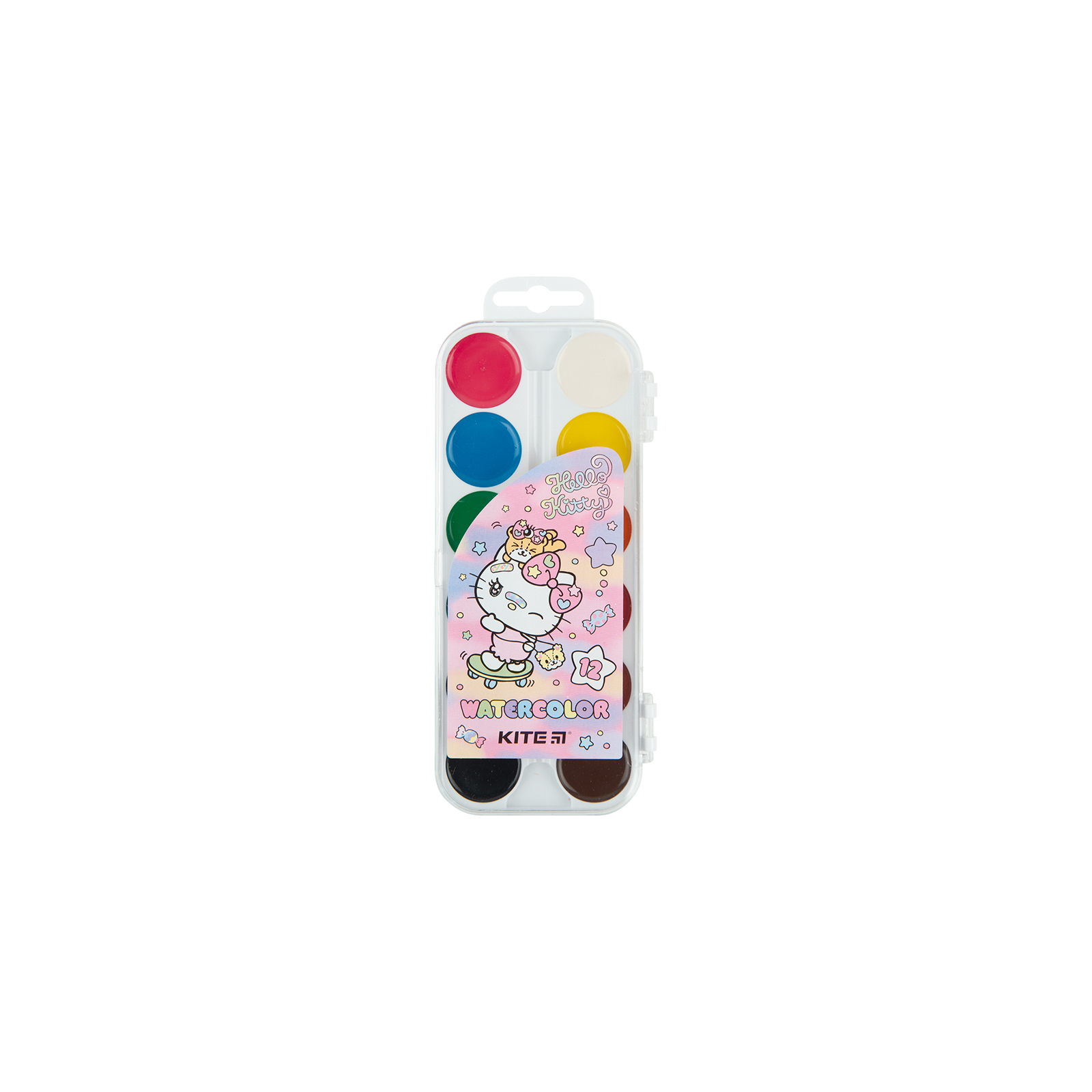 Акварельні фарби Kite Hello Kitty 12 кольорів (HK23-061)