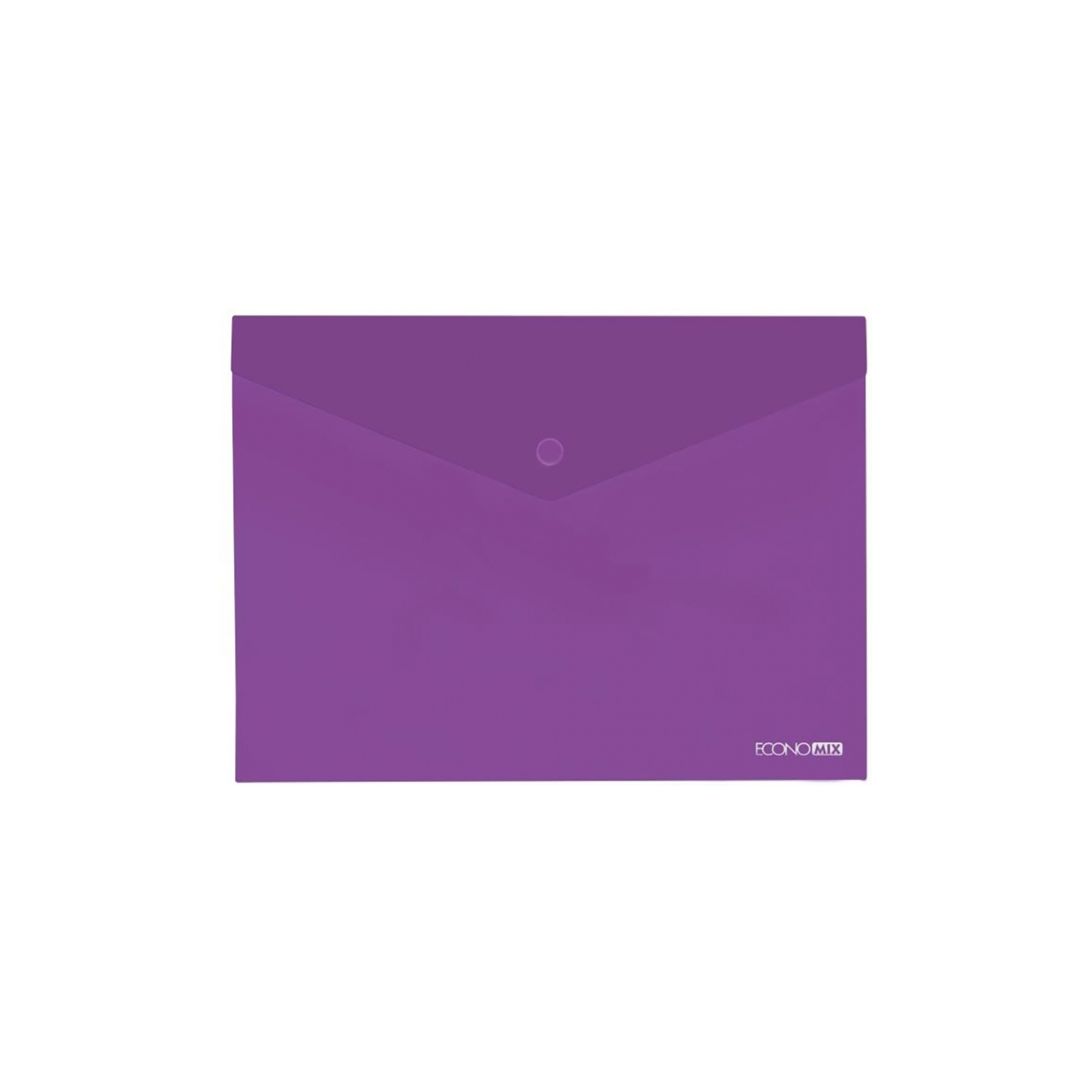 Папка - конверт Economix В5 180 мкм прозрачная, фактура "глянец", фиолетовая (E31302-12)