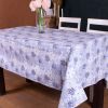 Скатерть MirSon Рогожа №203 Blue Flowers 130x300 см (2200006737834)
